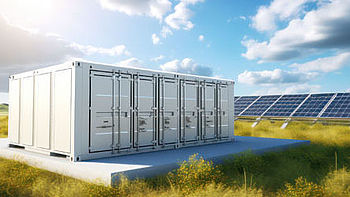 Battteriespeicher an PV-Anlage